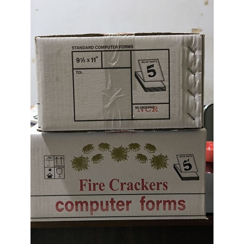 

Computer form fire Cracker 9.5"x11"5ply Bagi 2