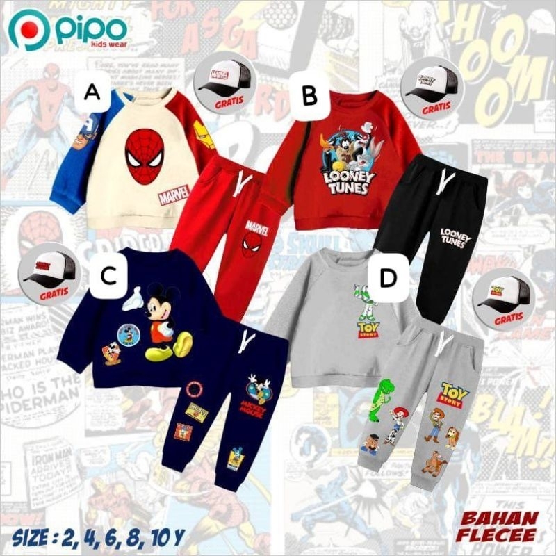 PIPO KIDSWEAR FREE TOPI