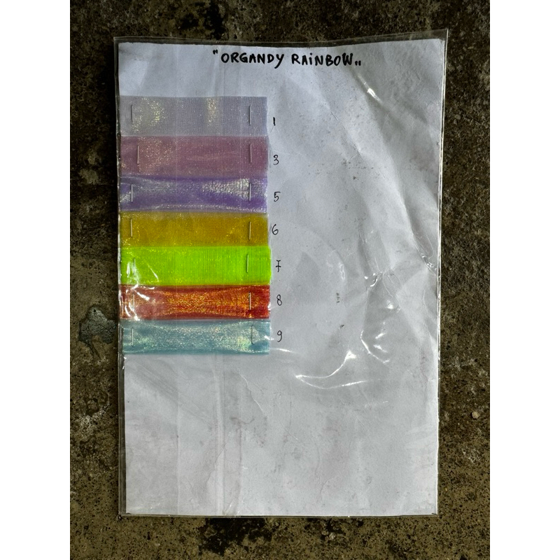 Kain Umpan / Kain Sutra Twinkle Organdi (kain umpan Malaysia)