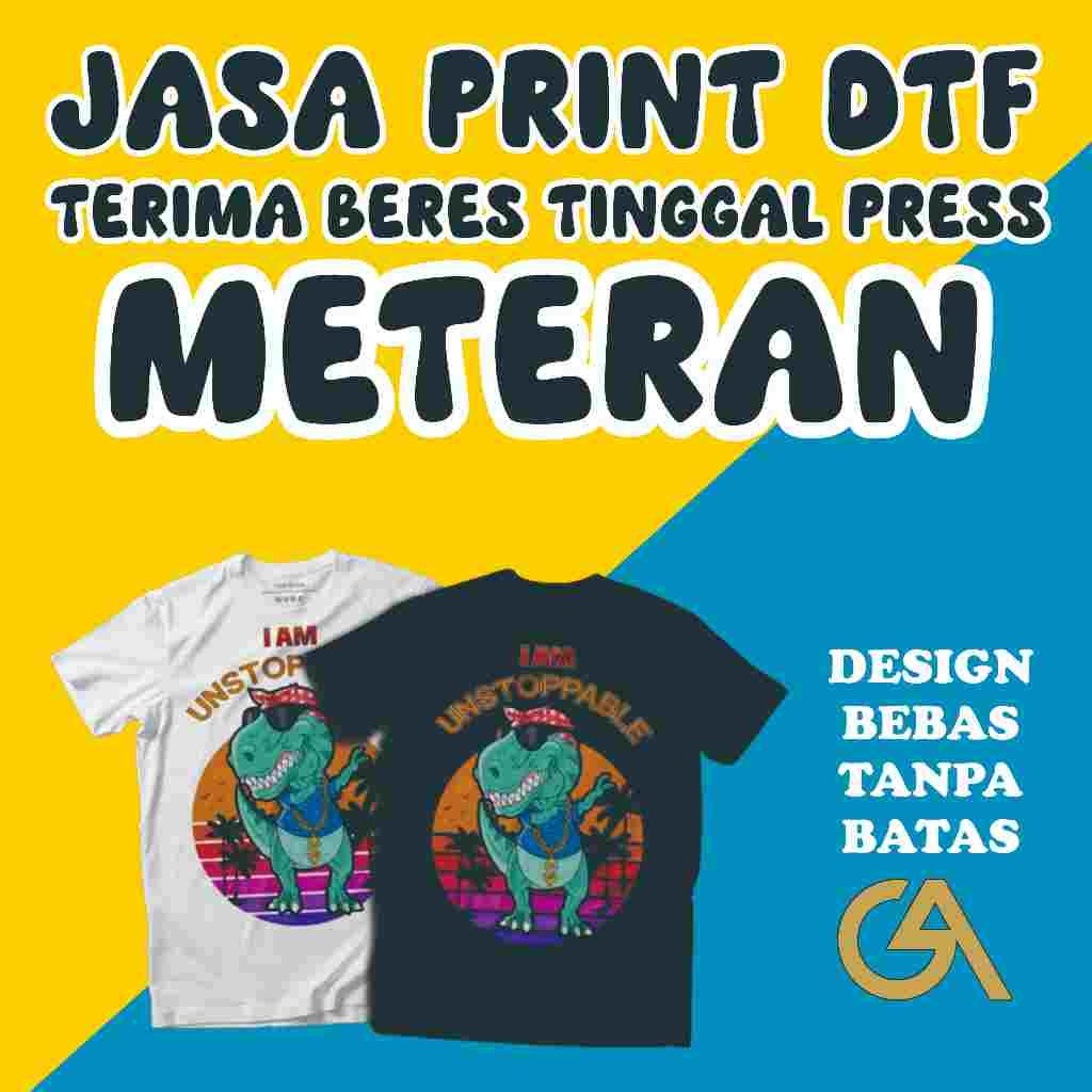 CETAK DTF METERAN TINGGAL PRESS AREA CETAK 58cm