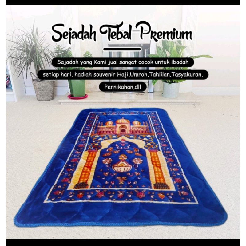 SEJADAH BUSA EMPUK TEBAL ANTI SLIP / SEJADAH TEBAL TURKI / SEJADAH PREMIUM