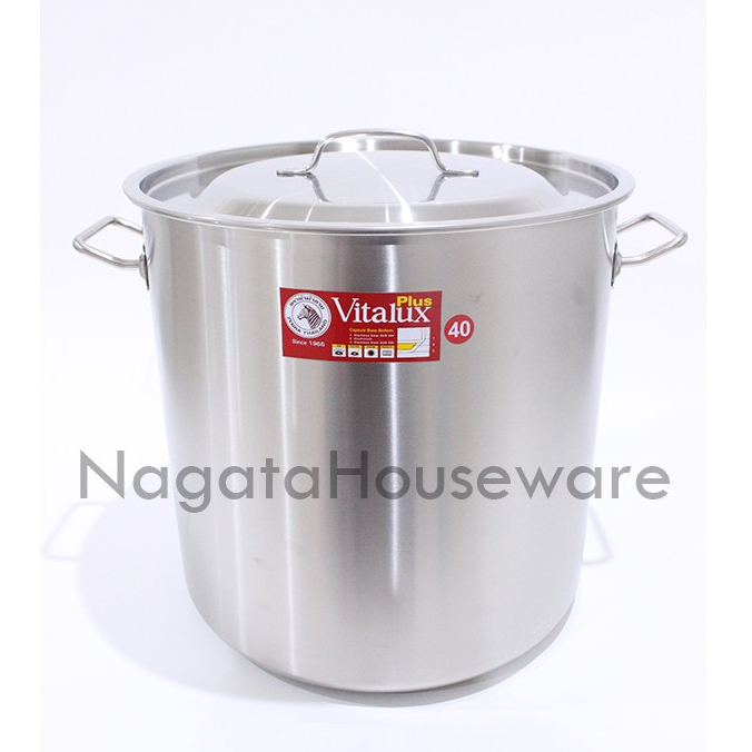 Panci Saus Stainless / Panci Masak / Panci Zebra / Panci Sup Sop Kuah / Panci Besar / Stock Pot Zebr