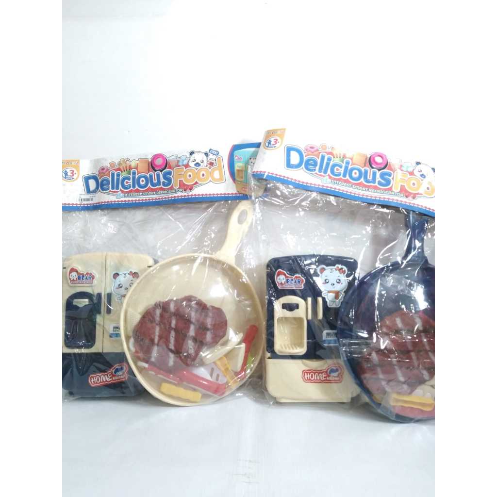 Mainan Anak Delicious Food Refrigerator