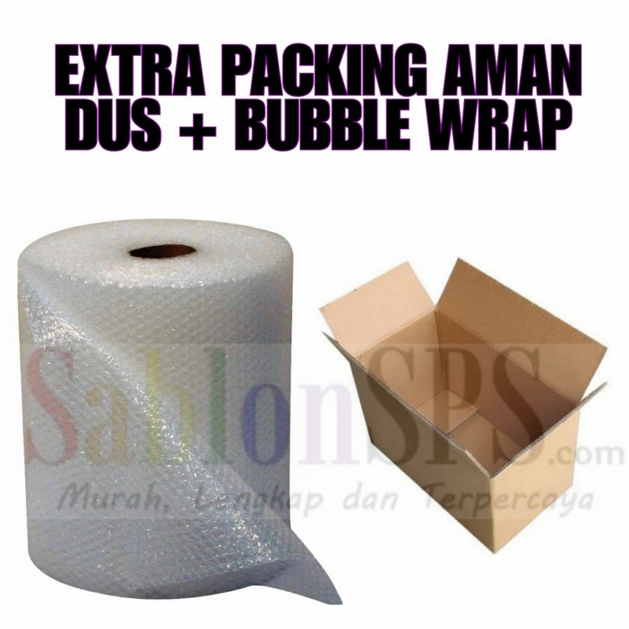 

PACKING EXTRA AMAN KARDUS DAN BUBBLE WRAP