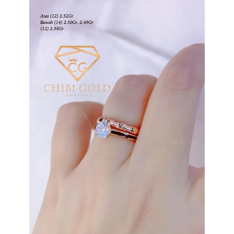 CHIBIGOLD - CINCIN BVL ITALY MIX CINCIN SOLITER EMAS 750%17K