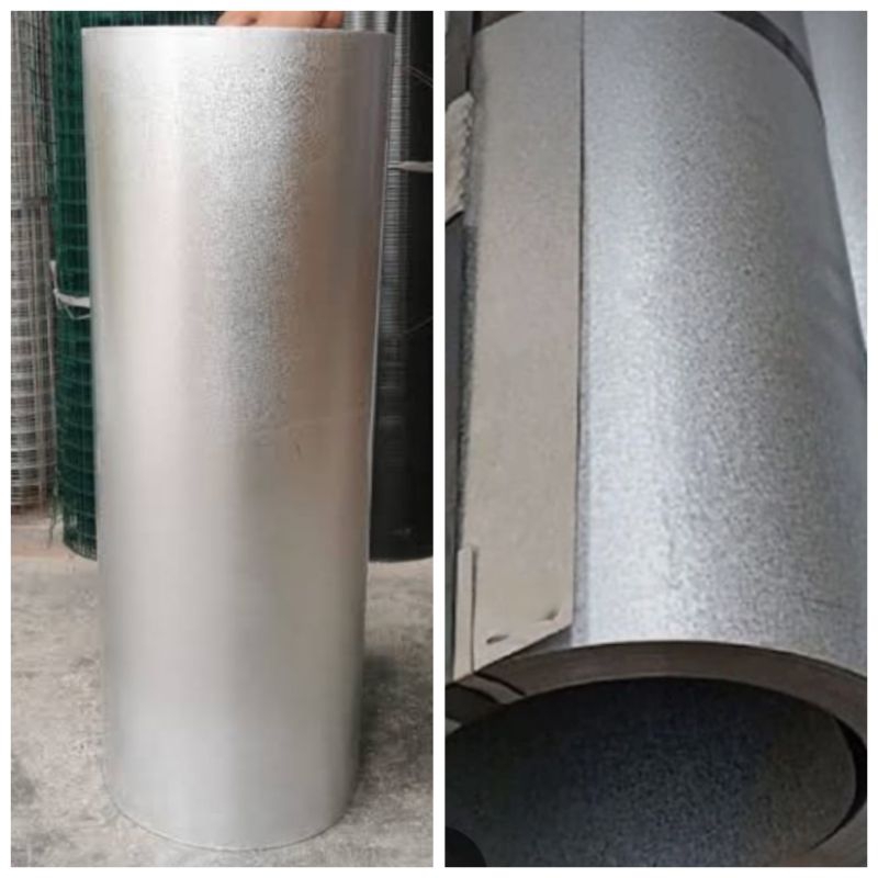 Seng Galvalum Lebar 90 cm Tinggi 0.2 mm Per Roll Isi 48  Meter Tahan Karat