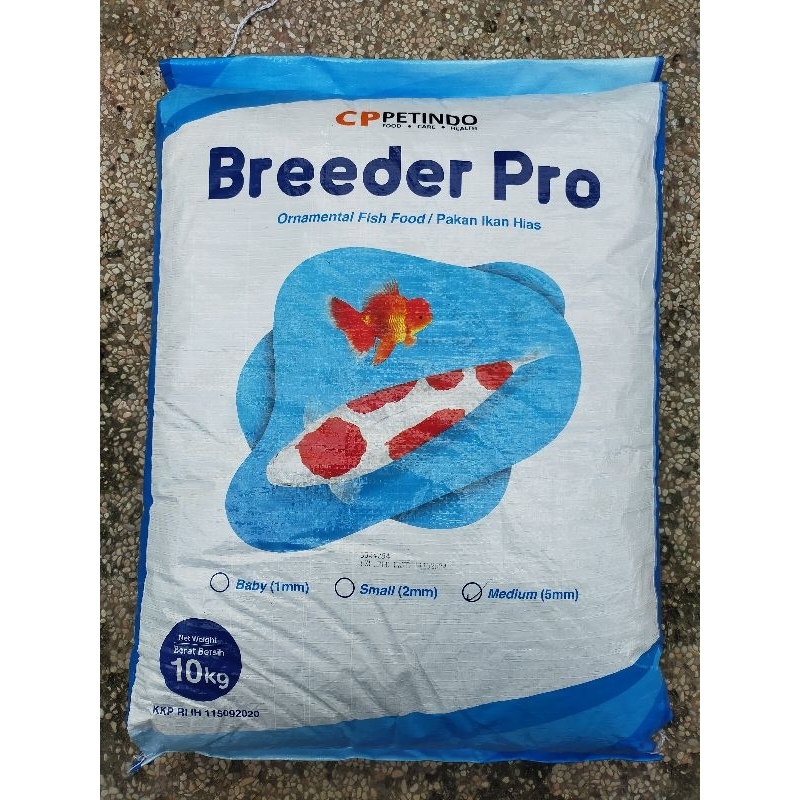 PAKAN IKAN KOI BREEDER PRO CP KOI 10KG SIZE M