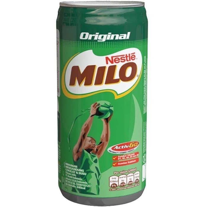 

MILO RTD ACTIGO KALENG 240ML / KRAT