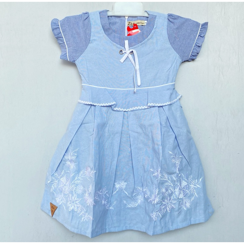 DRESS SAZKIA KATUN ANAK ZIA COLLECTION 3-10TAHUN