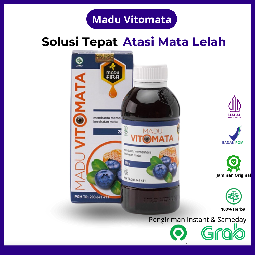 

Madu Vitomata Asli 100% Original Untuk Mata Buram Mata Minus Mata Katarak