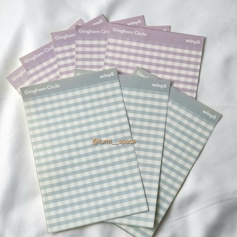 

WINYO -STCKER DECOR GINGHAM /STIKCER