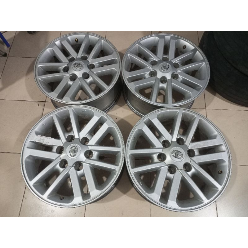 Velg Mobil Bekas Oem Std Fortuner Ring 17 Pcd 6x139 Original Copotan