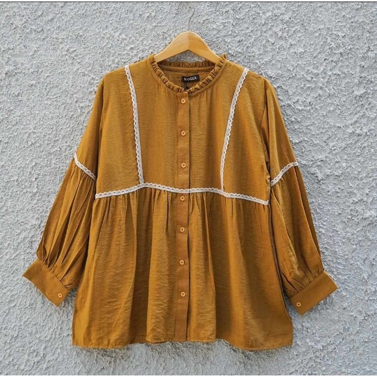 Vinica - Kemeja Wanita Linen Arumy - Baju Wanita Terbaru 2024 - Atasan Wanita Korean Style