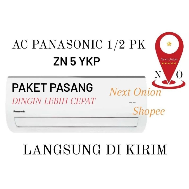 AC PANASONIC 1/2 PK PAKET PASANG