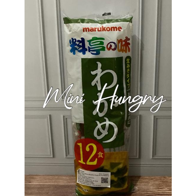 

MARUKOME INSTANT MISO WAKAME MISO SHIRU 216gr