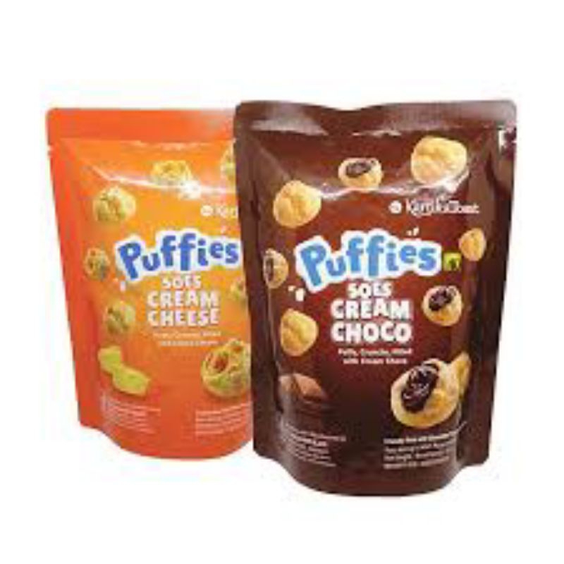 

puffies soes cream cheese dan choco cream