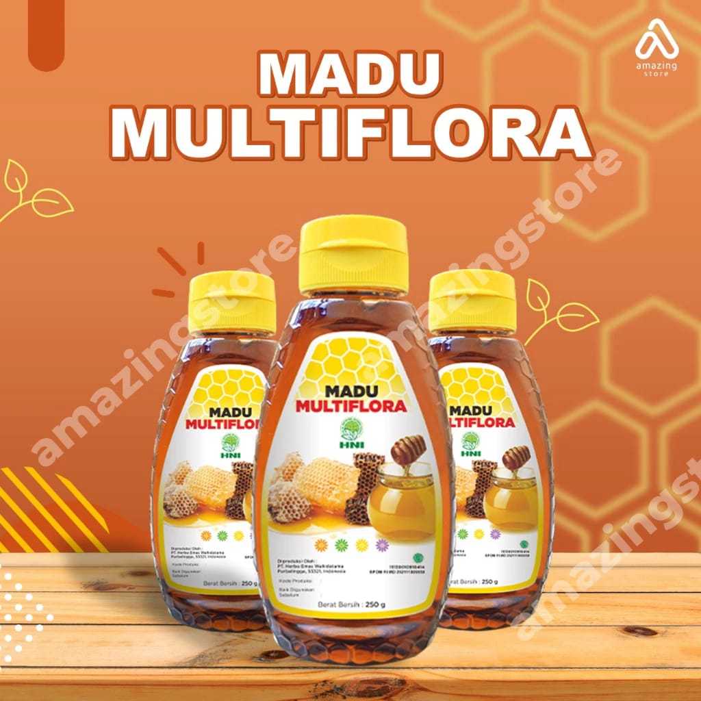 DISKON MADU ASLI MULTIFLORA HNI HPAI/MADU ALAMI / HALAL MART