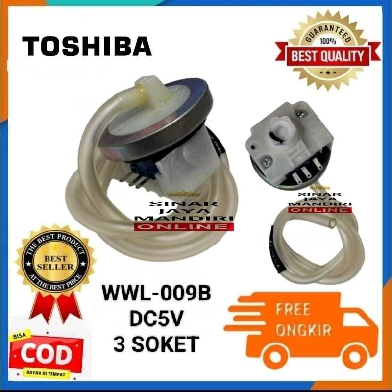 Sensor Water Level Mesin Cuci Toshiba + Selang 1 Tabung