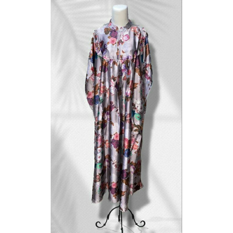 Uda Uni Colletion— Baju Gamis bunga-bunga