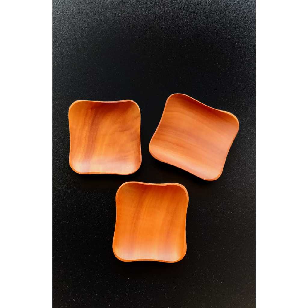 UNIKUY Piring sambal kayu / Piring sambal / Wadah sambal