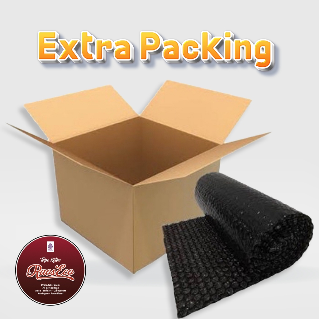 

Extra Packing - Packing Extra Bubble Warp + Kardus