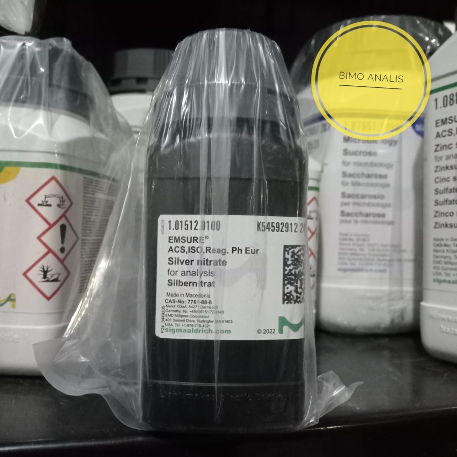 SILVER NITRATE MERCK 101512 / Perak Nitrat / AgNO3 / REPACK - 1 GRAM