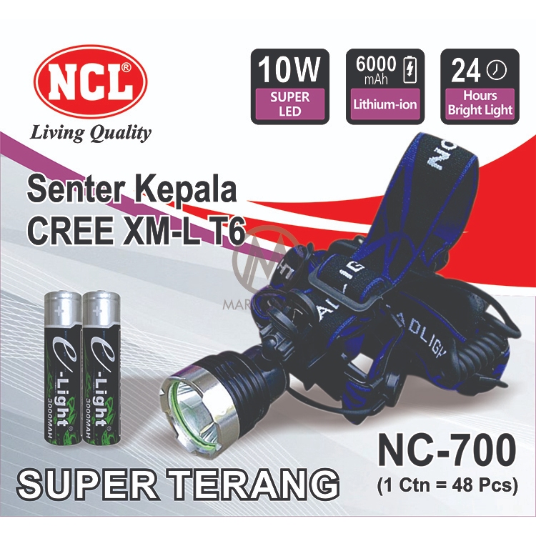 Senter Kepala POLICE Super Terang NC-700