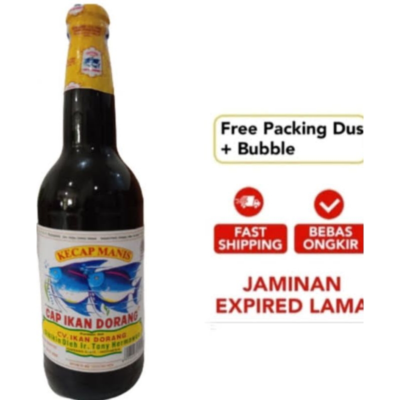 

Kecap Ikan Dorang asli JOMBANG (Botol Kaca) kemasan 300ml dan 600ml