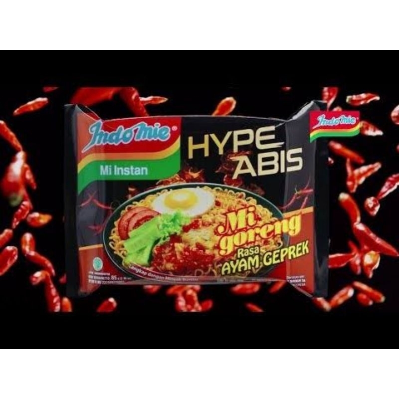 

Indomie Goreng Hype Abis rasa Ayam Geprek 85g