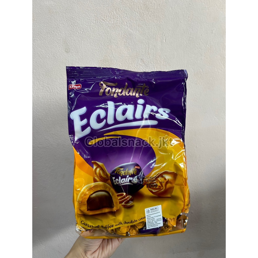 

ELVAN FONDANTE ECLAIRS CHCOOLATE CARAMEL TOFFEE 700GR