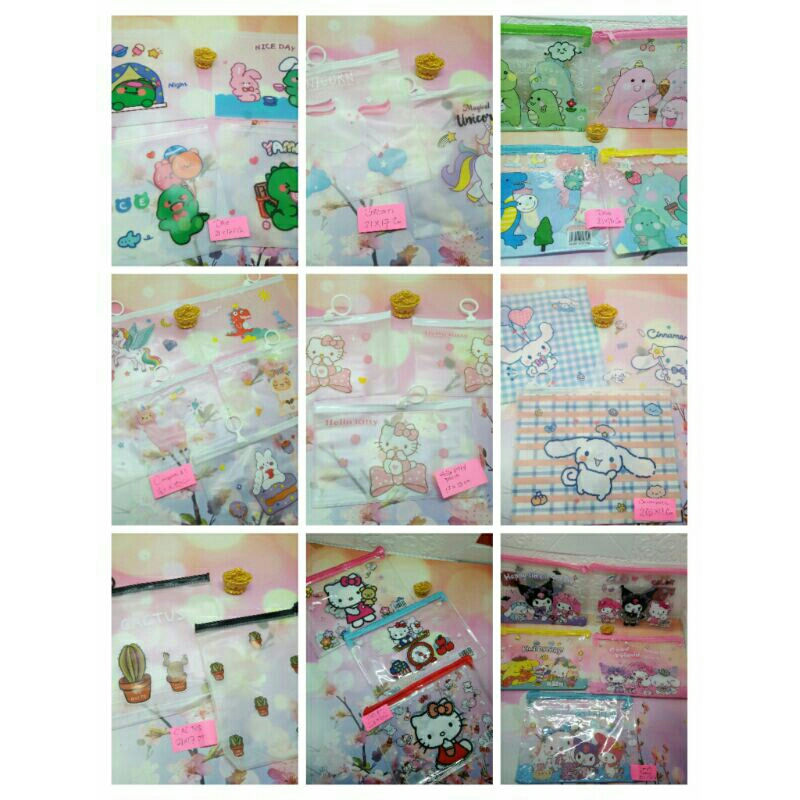 travel pouch/ tas kosmetik/ accesoris transparan serbaguna