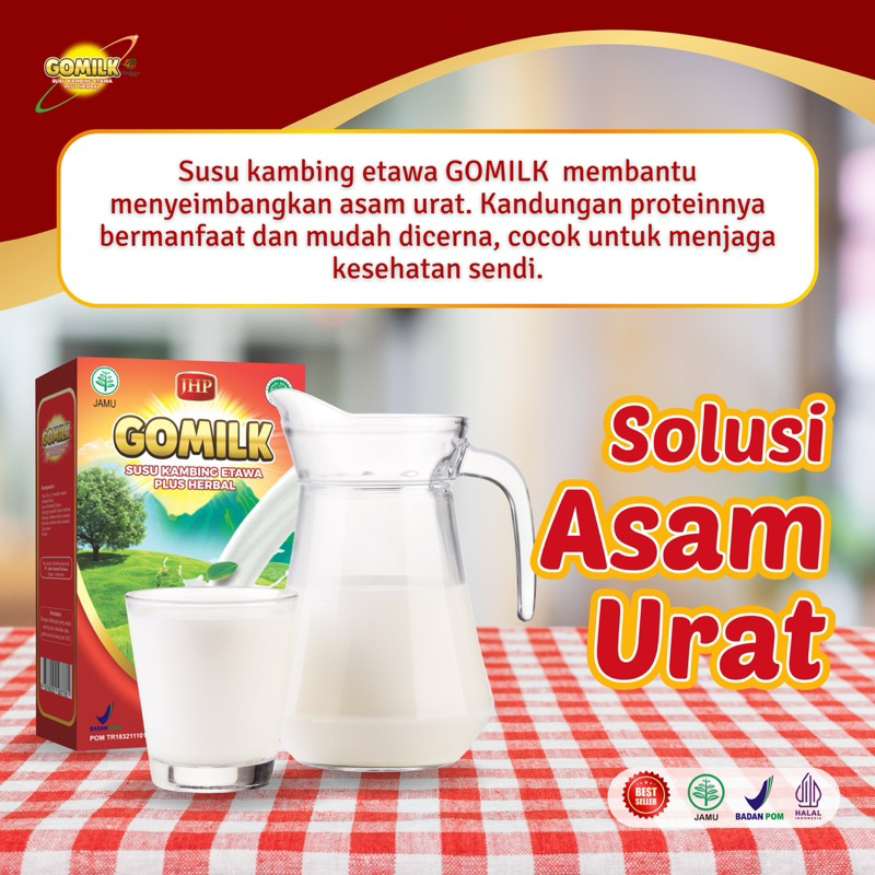 

(BONUS PILIH HADIAH) GOMILK SUSU KAMBING ETAWA (HADIAH BERLAKU KELIPATAN)