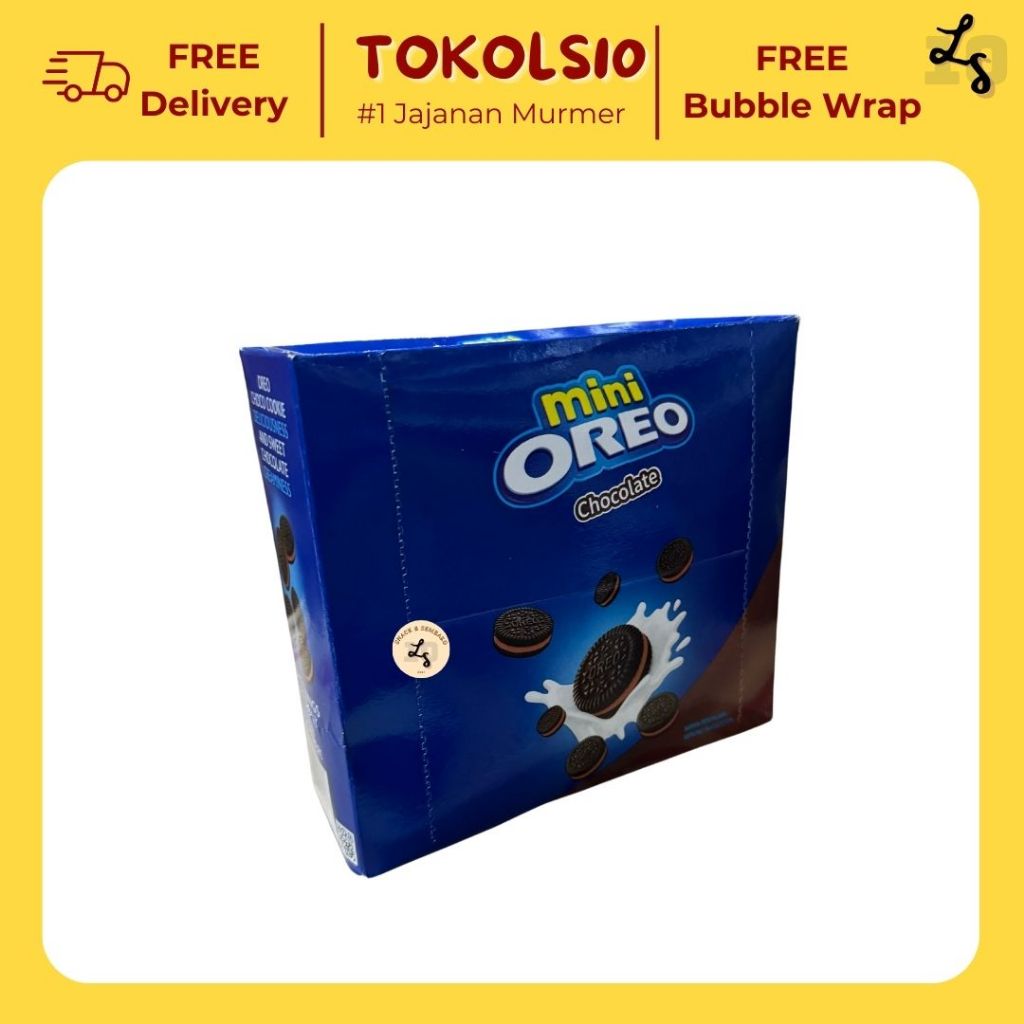 

Oreo Mini Pouch Rasa Original/Coklat/Strawberry Isi 10 x 23gr
