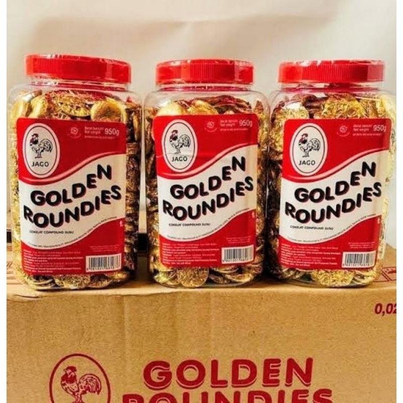 

Coklat lagie kiloan Golden Roundie 250gr 500gr