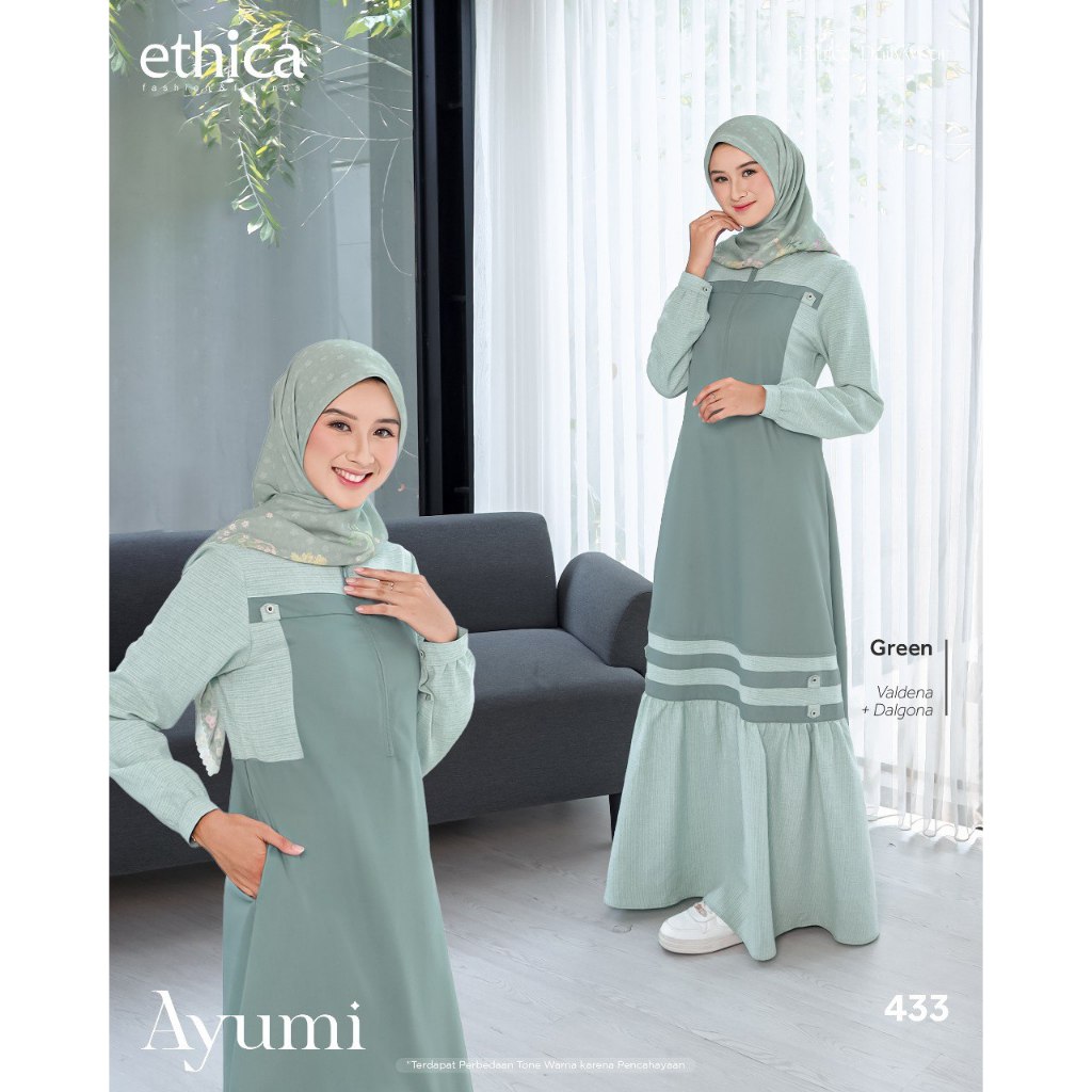 Ayumi 433 Gamis Daily(FASHION MUSLIM)