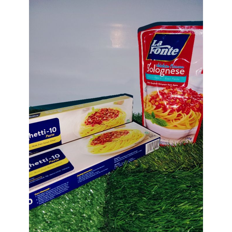 

(La Fonte) Spaghetti + Pasta Sauce "Bolognese