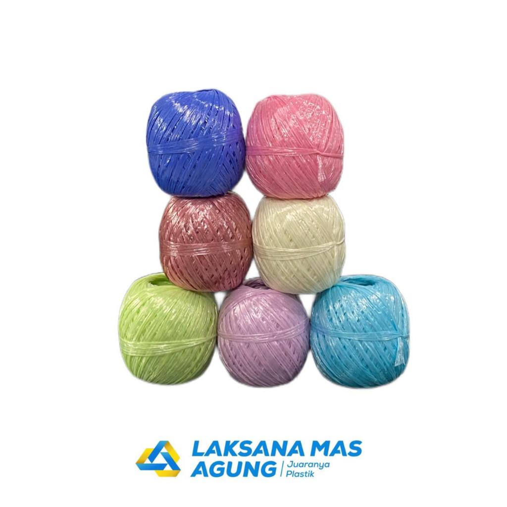 

Tali Rafia Plastik Laksanamas Limited Edition Warna Special (Space Colour) ukuran 3 Ons an di Jakarta/Tangerang/Bogor dan sekitar nya