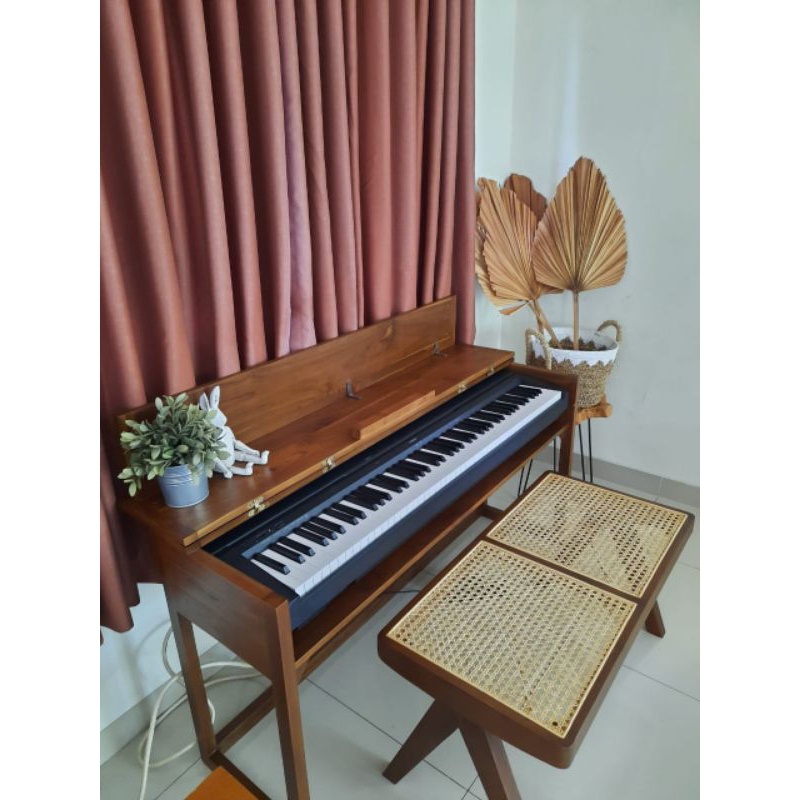 Meja Piano Kayu / Meja Piano Keyboard / Meja Piano Keyboard Kayu
