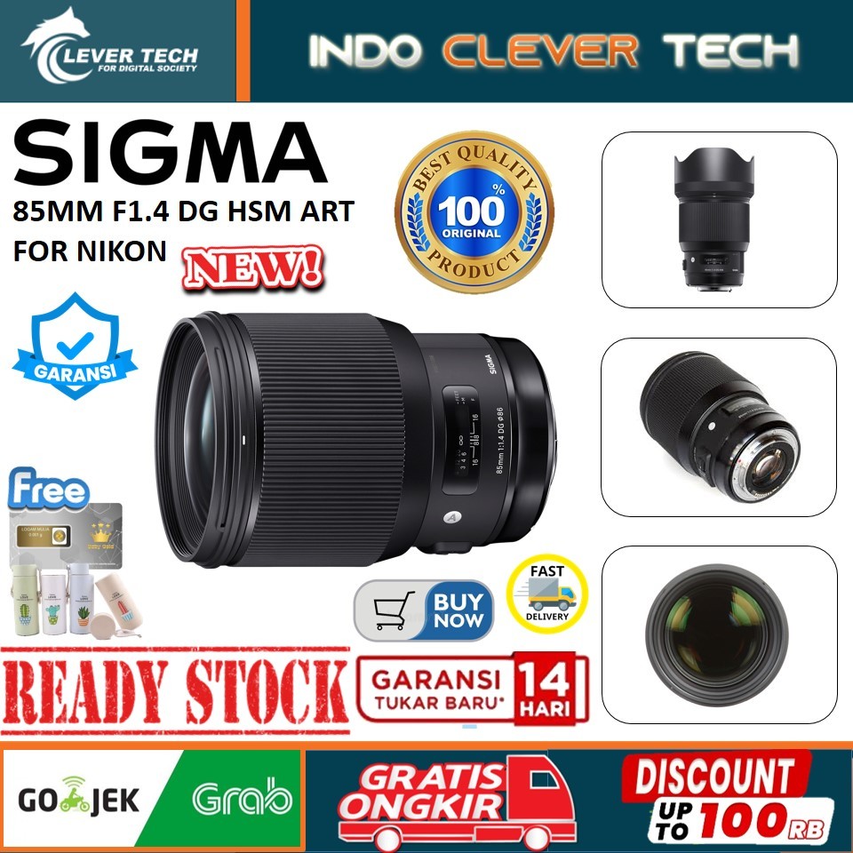 Sigma 85mm f/1.4 DG HSM Art Lens for Nikon