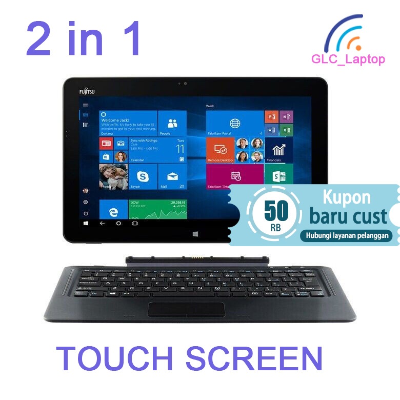 Laptop FUJITSU R727 2in1 touch screenCore i3/i5 Ram 4gb/Peningkatan baru laptop/Laptop Second Berkualitas/Laptop Bergaransi Selama 1 Bulan IPS， US Keybroad，backlight