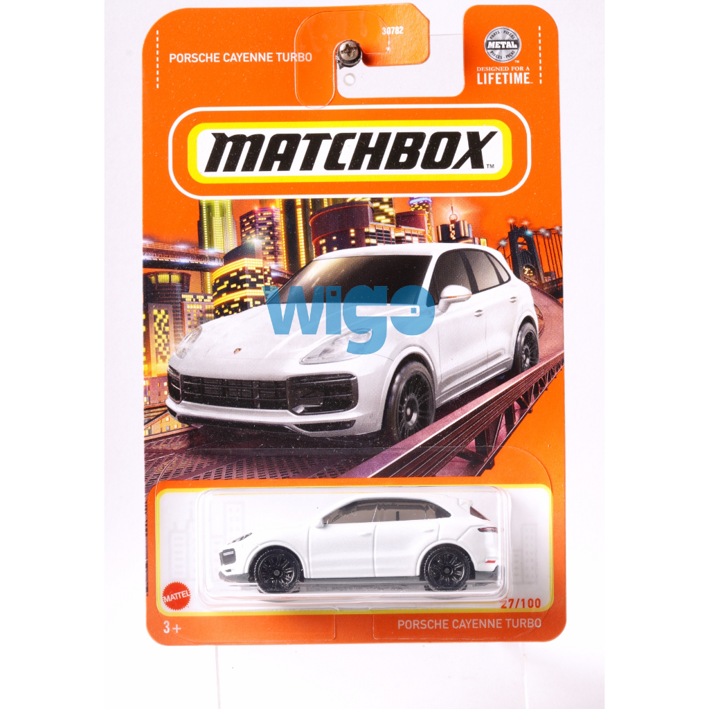 Matchbox Porsche Cayenne Turbo putih E 2024 Diecast