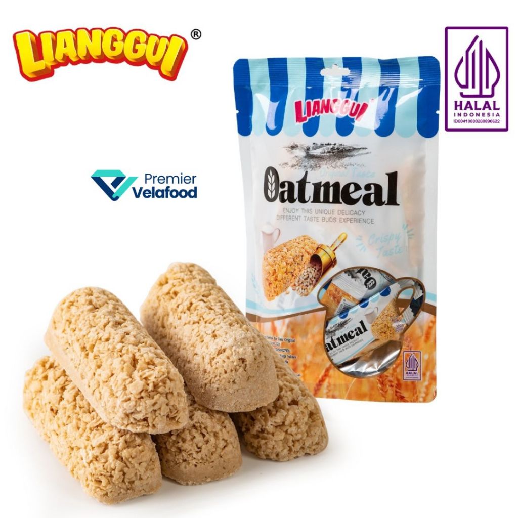 

[HALAL] LIANGGUI OATMEAL CRISPY&TASTE | OATMEAL ORIGINAL | OATMEAL CHOCOLATE | VIRAL | BEST SELLER
