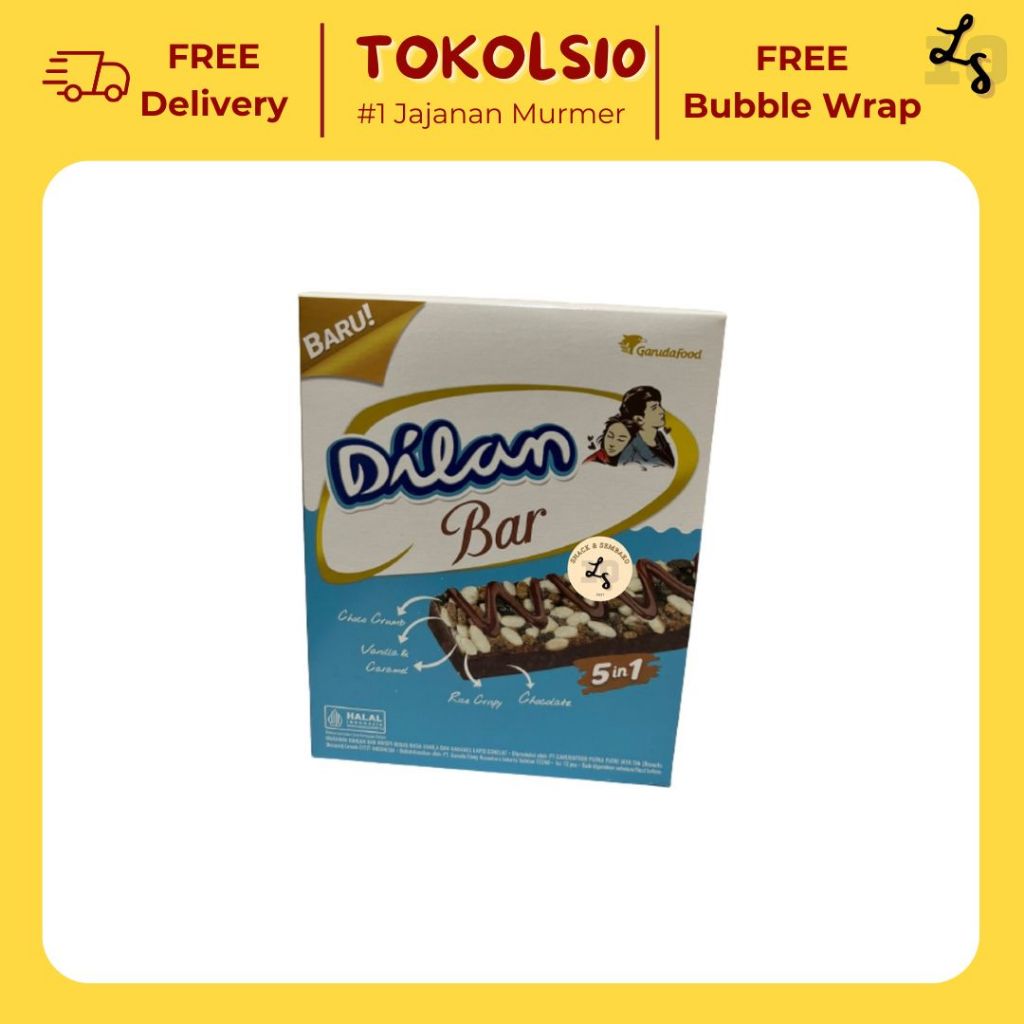 

Dilan Chocolate 5 in 1 Bar [1 Box isi 12 pcs]