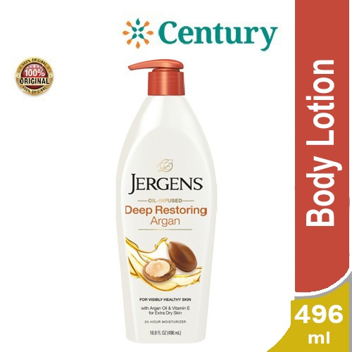 JERGENS OIL INFUSED DEEP RESTORING ARGAN 496ML / PERAWATAN TUBUH