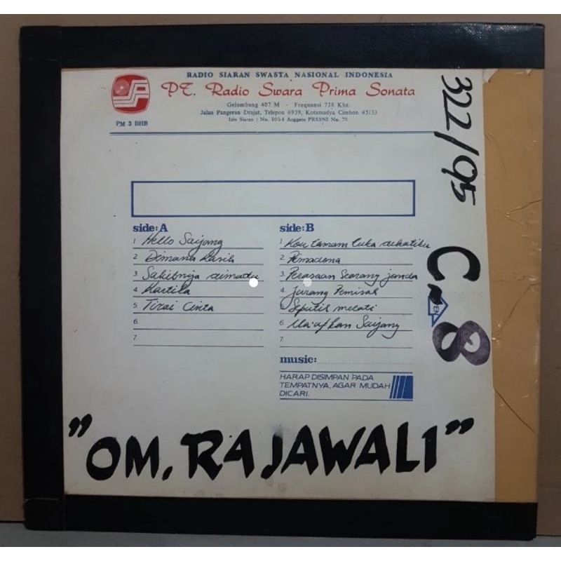Vinyl Piringan Hitam 12 inchi Ellya-Hello Sayang