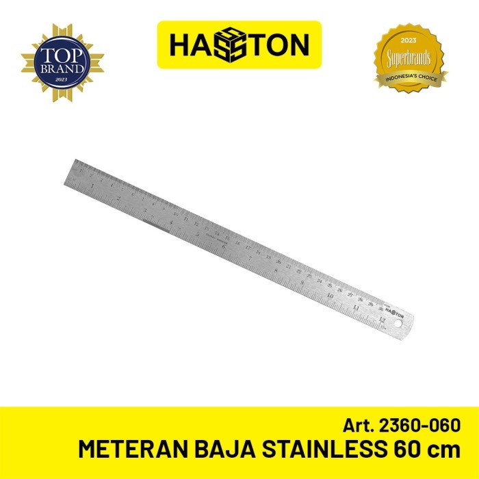 Hasston Meteran Baja Stainless / Penggaris Baja