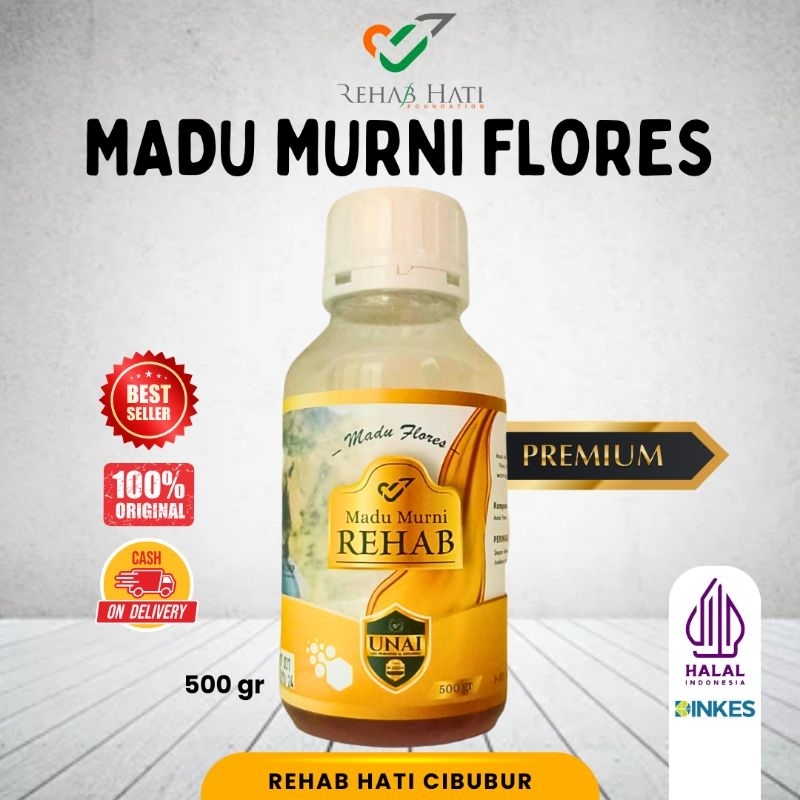 

Madu Murni Rehab 500 gr / Madu Ruqyah / Madu Flores / Herbal Rehab Hati