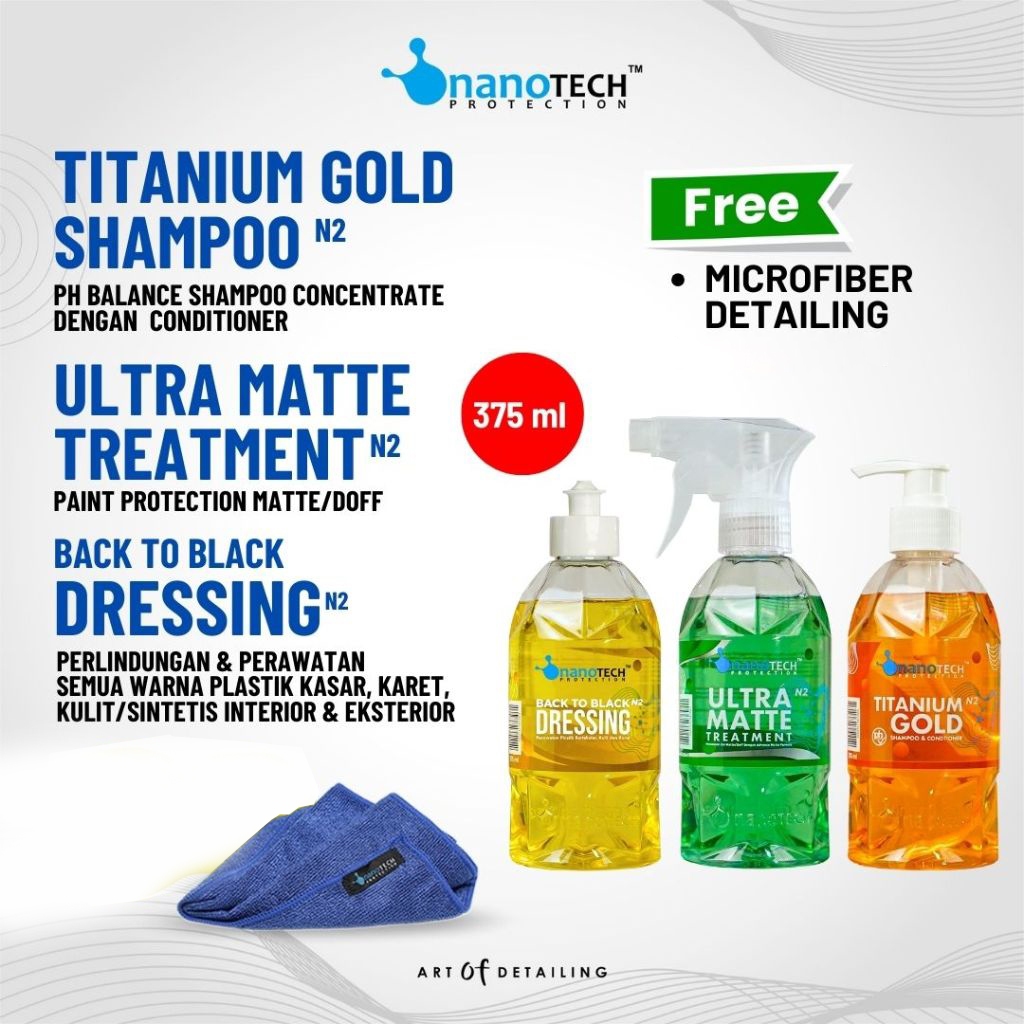 PAKET PERAWATAN MOTOR/MOBIL CAT DOFF - HELM DOFF - SHAMPOO - BACK TO BLACK - PENGKILAP CAT DOFF