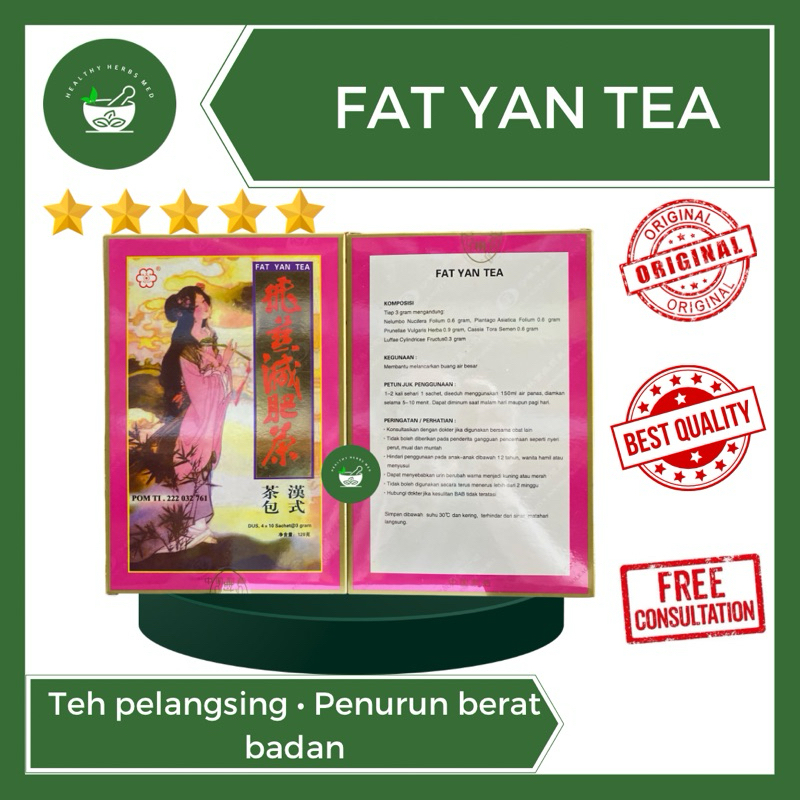 

Teh Pelangsing Diet Herbal Fat Yan Tea Teh Dewi Pelangsing