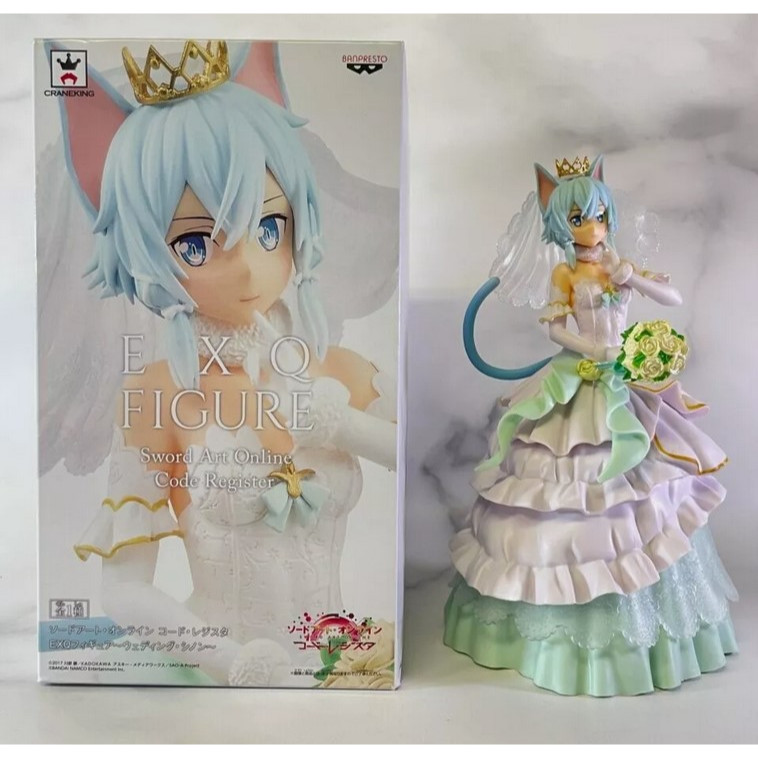 Banpresto Craneking EXQ Figure Sword Art Online SAO Code Register Wedding Sinon Figure
